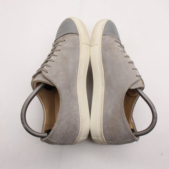 Axel Arigato Gray Leather Sneakers Men's Size US 7.5 Casual Shoes Lace Up - Picture 6 of 11